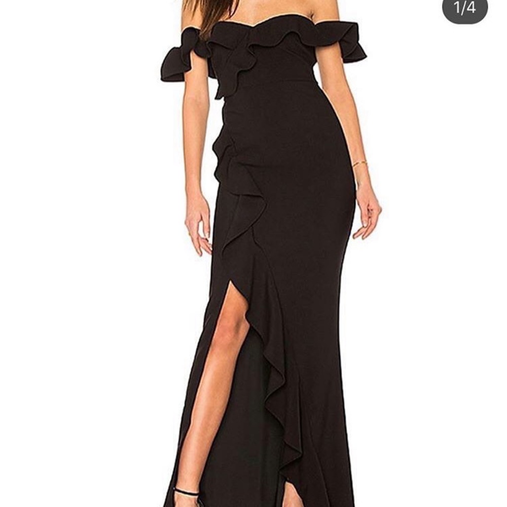 Black prom dress size 0